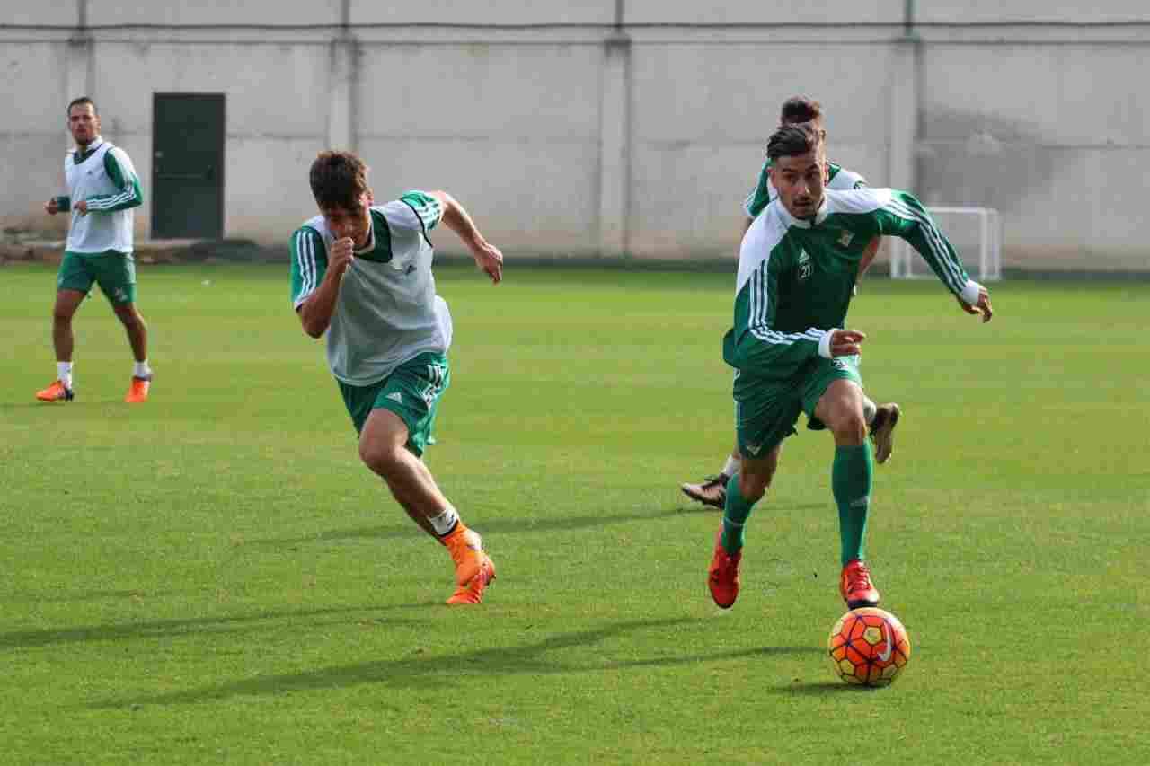 Partido contra el Juvenil A en la sesión del miércoles